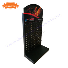 retail store metal counter display stand for haning battery